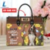 Basset Hound Dog All You Need Is Love And A Leather Handbag