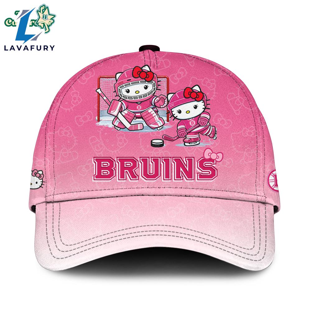 BOS Bruins Special Hello Kitty Limited Edition Cap Gift Summer BOS Bruins Special Hello Kitty Limited Edition Cap Gift Summer