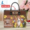 Bull Terrier Dog All You Need Is Love And A Leather Handbag