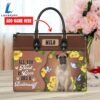 Bullmastiff Dog All You Need Is Love And A Leather Handbag
