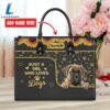 Bullmastiff Dog Just A Girl Who Loves Dogs Leather Handbag