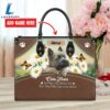 Cairn Terrier Dog Are Not Our Whole Life But They Make Our Lives Whole Leather Handbag