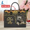 Cairn Terrier Dog Just A Girl Who Loves Dogs Leather Handbag