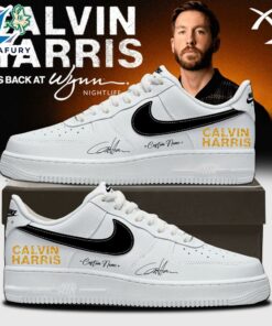 Calvin Harris “I’m Back” Limited Edition White Sneakers