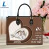 Cavalier King Charles Spaniel Forever In My Heart Leather Bag