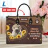 Chinese Shar-Pei Dog Kisses Fix Everything Leather Handbag Love Your Pet 2 Chinese Shar-Pei Dog Kisses Fix Everything Leather Handbag