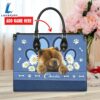 Chow Chow Dog Lover Leather Bag With Daisy Flowers Love Your Pet 3 Chow Chow Dog Lover Leather Bag With Daisy Flowers