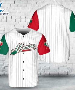 Custom Name And Number Mexico Baseball Baseball Jersey
