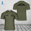 Custom Name British Armed Forces Parachute Regiment Airborne Wings T-Shirt 3D