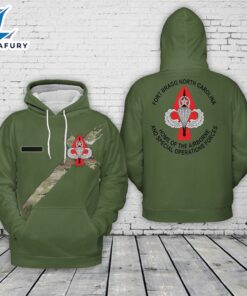 Custom Name Fort Bragg Home Of The Airborne And Special Operations Forces Hoodie 3D