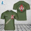 Custom Name Fort Bragg Home Of The Airborne And Special Operations Forces T-Shirt 3D 1
