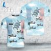 Custom Name French Air and Space Force Cartouche Dor? aerobatic display team T-Shirt 3D
