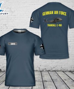 Custom Name German Air Force Sikorsky CH-53G 3D T-shirt