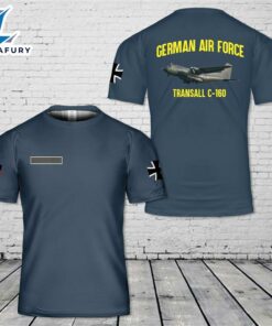Custom Name German Air Force Transall C-160 3D T-shirt
