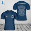 Custom Name & Insignia US Air Force 3D T-Shirt 4th Of July 3 Custom Name & Insignia US Air Force 3D T-Shirt