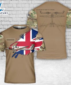 Custom Name Royal Air Force Grob G-109B Vigilant T1 T-Shirt 3D