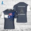 Custom Name Royal Australian Air Force No. 77 Squadron Mirages 3D T-shirt