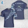 Custom Name Royal Australian Air Force No. 82 Wing, No. 1 Squadron RAAF General Dynamics F-111C T-Shirt 3D
