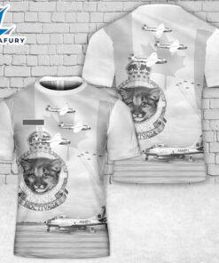 Custom Name Royal Canadian Air Force Blue Devils (410 (F) Squadron Aerobatic Team) Aerobatic flight demonstration team T-Shirt 3D