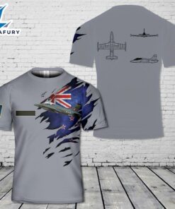 Custom Name Royal New Zealand Air Force Aermacchi MB-339 T-Shirt 3D