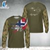 Custom Name Royal Norwegian Air Force F-35 Lightning II AOP Long Sleeve Shirt 4th Of July 2 Custom Name Royal Norwegian Air Force F-35 Lightning II AOP Long Sleeve Shirt