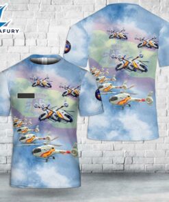 Custom Name Spanish Air and Space Force Patrulla Aspa aerobatic team T-Shirt 3D