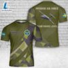 Custom Name Swedish Air Force Saab Sk60A (105) T-Shirt 3D
