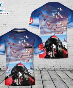 Custom Name Turkish Air Force Turkish Stars Aerobatic demonstration Team T-Shirt 3D