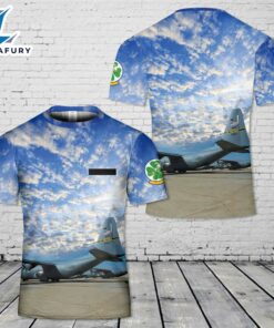 Custom Name US Air Force 774th Expeditionary Airlift Squadron Weasel Squadron T-Shirt 3D