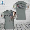 Custom Name US Air Force Alabama Air National Guard 187th Fighter Wing F-16 fighters 3D T-Shirt