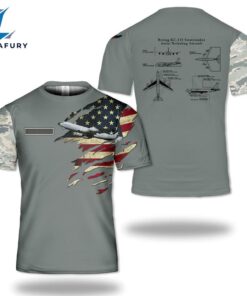 Custom Name US Air Force Boeing KC-135 Stratotanker 3D T-shirt