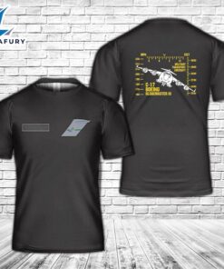Custom Name US Air Force C-17 Globemaster III Military Transport Aircraft - McChord AFB, Washington T-Shirt 3D