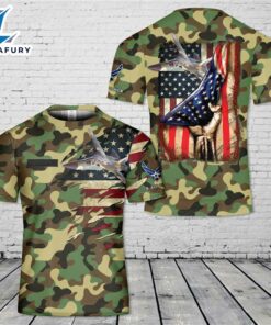 Custom Name US Air Force General Dynamics F-111 Aardvark 3D T-shirt