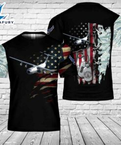 Custom Name US Air Force Hanoi Taxi (Lockheed C-141 Starlifter) 3D T-shirt