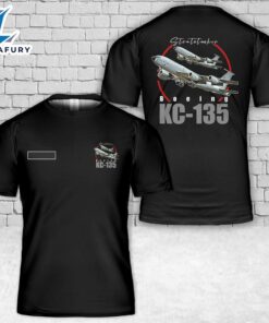 Custom Name US Air Force KC-135 Stratotanker T-Shirt 3D