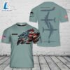 Custom Name US Air Force Lockheed C-141 Starlifter T-Shirt 3D