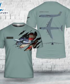Custom Name US Air Force Lockheed C-5 Galaxy T-Shirt 3D