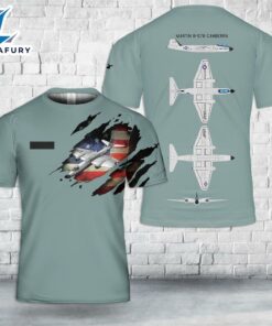 Custom Name US Air Force Martin B-57b Canberra T-Shirt 3D