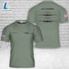 Custom Name US Air Force Northrop Grumman B-21 Raider T-Shirt 3D