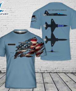 Custom Name US Air Force Northrop T-38 Talon Holloman AFB T-Shirt 3D