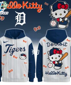 Detroit Tigers Hello Kitty Special Edition Fan Hoodie
