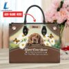 English Cocker Spaniel Dog Are Not Our Whole Life But They Make Our Lives Whole Leather Handbag