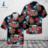 Firefighter Fire Truck, 4th Of July Hawaiian Shirt 7