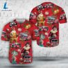 Firefighter Fire Truck Christmas Baseball Jersey