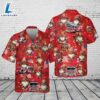 Firefighter Gnome Firefighter Fire Truck 4th of July Pocket Hawaiian Shirt