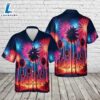 Fireworks Palm Trees 4th of July 1 Hawaiian Shirt