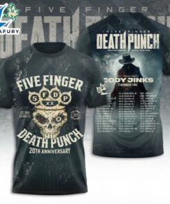 Five Finger Death Punch Tour 2026 3D Apparel