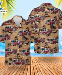 Florida Winter Park Fire Rescue Department Hawaiian Shirt