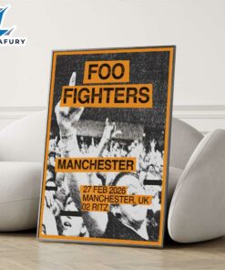 Foo Fighters Manchester UK February 27 2026 Poster