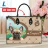 French Bull Dog Duccy Dog Lover Leather Handbag Love Your Pet 3 French Bull Dog Duccy Dog Lover Leather Handbag